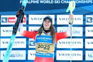 Camille Rast, sacrée championne du Monde de slalom samedi à Saalbach.